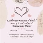 Saint Valentine's Day at the Restaurant Maria