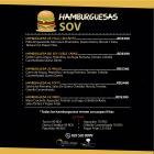 Burgers menu