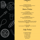 New menu at the Restaurant Laguna