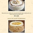 Birthday cakes menu Birthday cakes menu