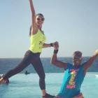 Throwback to the Zumba master class at the Restaurant Maria Throwback to the Zumba master class at the Restaurant Maria