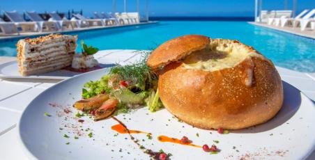 Special dish of the week at the Restaurant Maria. Special dish of the week at the Restaurant Maria.