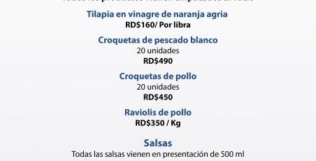 Frozen semi-finished products added to the delivery menu Frozen semi-finished products added to the delivery menu