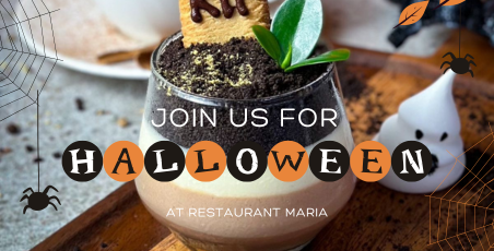 Celebrate Halloween at Restaurant María! Celebrate Halloween at Restaurant María!
