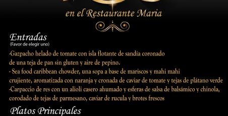 Año Nuevo 2018 en nuestro restaurante Maria en Ocean Village Deluxe! Año Nuevo 2018 en nuestro restaurante Maria en Ocean Village Deluxe!