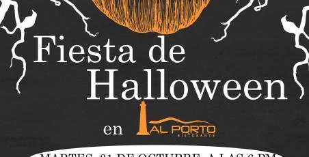 Fiesta de Halloween en restaurante Al Porto! Fiesta de Halloween en restaurante Al Porto!