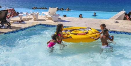 Circus Pool Party at Restaurant Maria