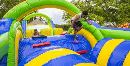 Ready, set, play! Let the inflatable fun begin!