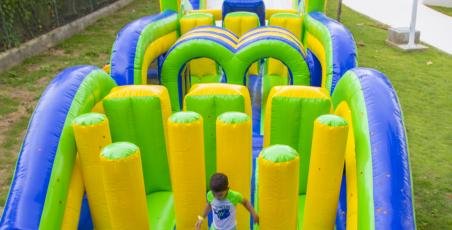 Ready, set, play! Let the inflatable fun begin!