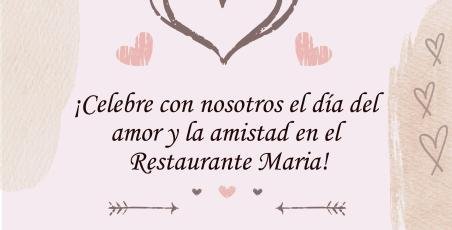 Saint Valentine's Day at the Restaurant Maria Saint Valentine's Day at the Restaurant Maria