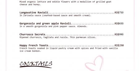 Saint Valentine's Day at the Restaurant Maria