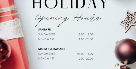 Special Hours for New Year's Special Hours for New Year's