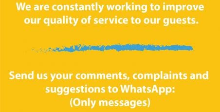 WhatsApp report line