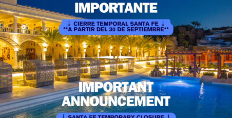 Temporary closure of Santa Fe! Temporary closure of Santa Fe!