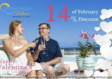 Día de San Valentín en Ocean Village Deluxe!