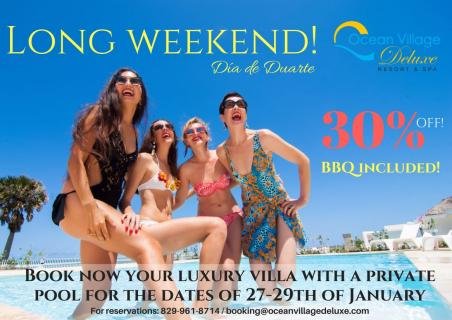 Fin de Semana Largo en Ocean Village Deluxe - 30% de descuento!