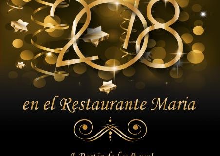 Año Nuevo 2018 en nuestro restaurante Maria en Ocean Village Deluxe! 