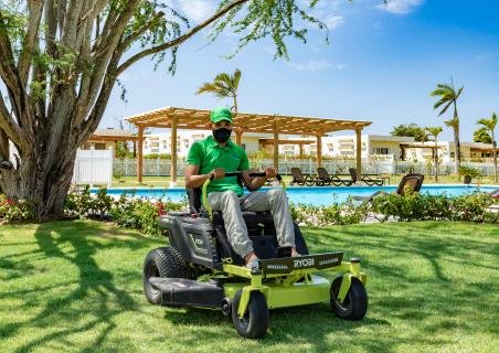 New electric lawn mowers