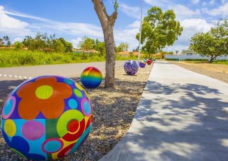 New art objects at Sosua Ocean Village