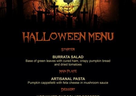 Halloween dinner at the Restaurant Maria Halloween dinner at the Restaurant Maria