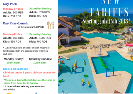 New Club House Tariffs!