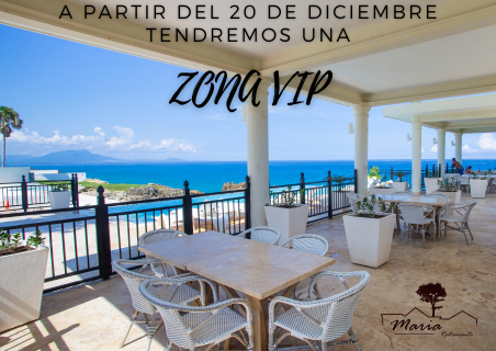 Zona VIP en el Restaurante María