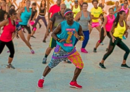 Throwback to the Zumba master class at the Restaurant Maria Throwback to the Zumba master class at the Restaurant Maria