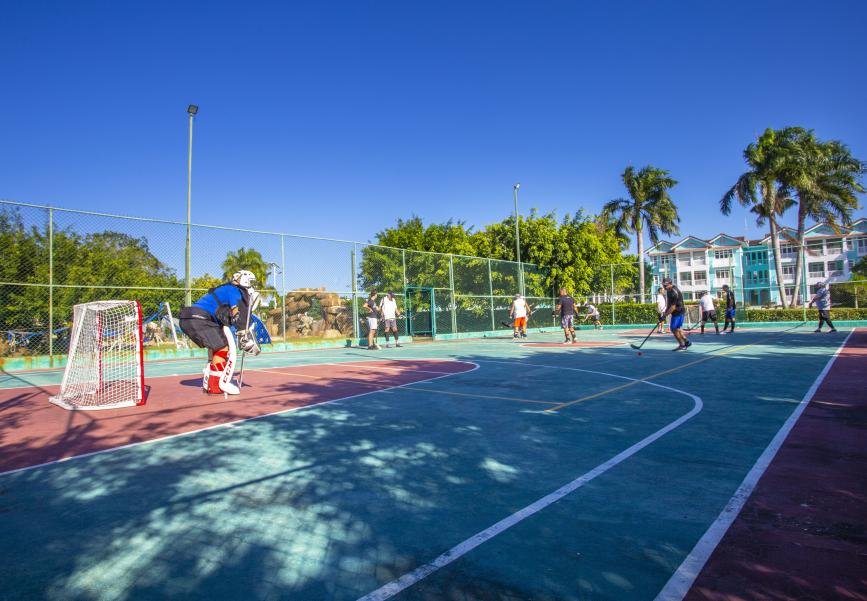 Outrdoor sports ground in Sosua Ocean Village Outrdoor sports ground in Sosua