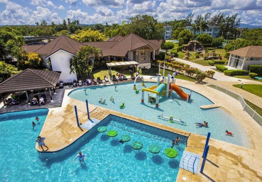 Water park at Sosua Ocean Village Water park in the Dominican Republic